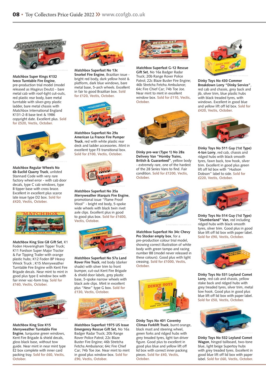 Toy Collectors Price Guide Magazine Price Guide 2022 Subscriptions