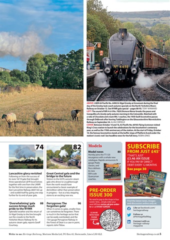 Heritage Railway Magazine - 299 Subscriptions | Pocketmags