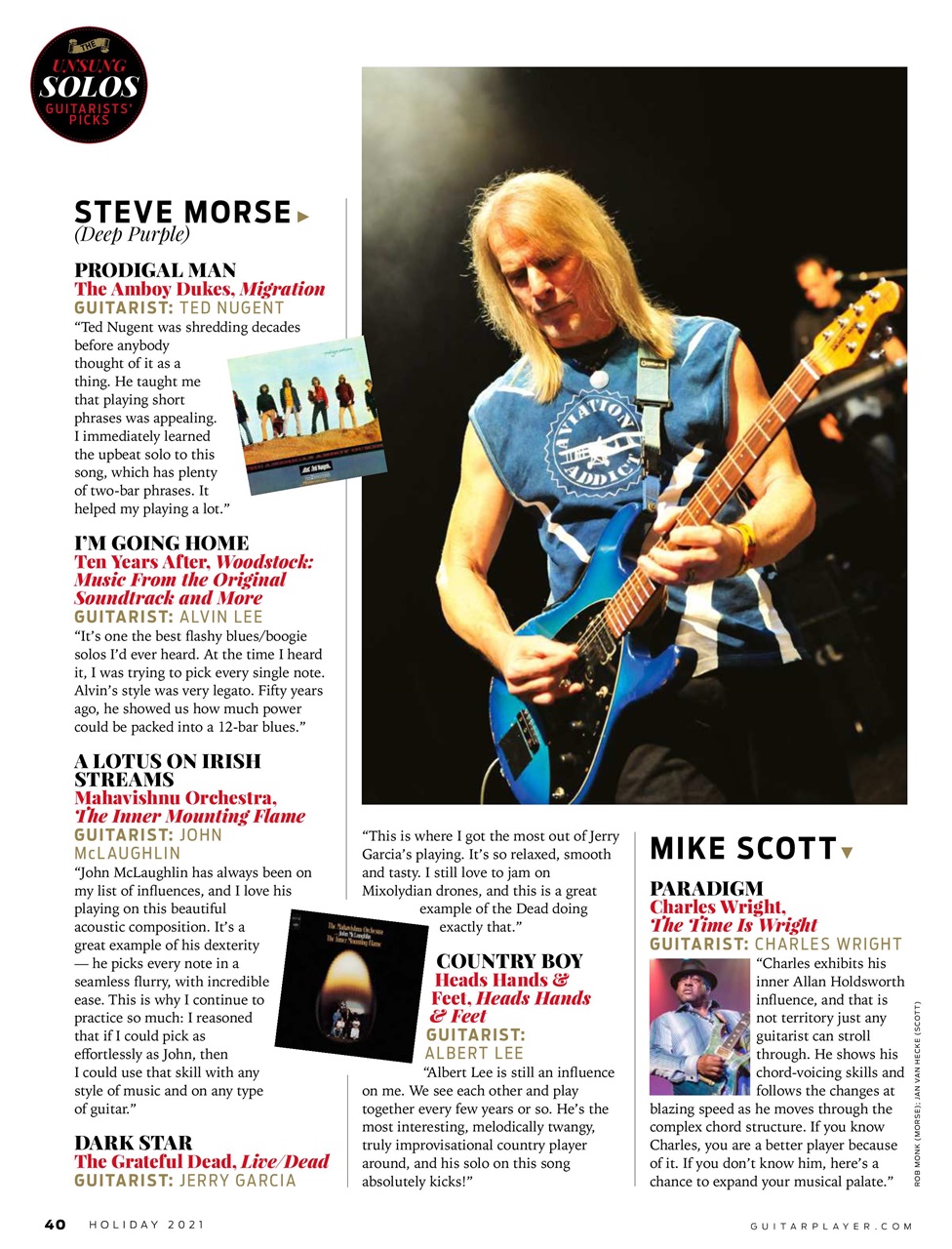 Guitar Player Magazine - Holidays 2021 Back Issue