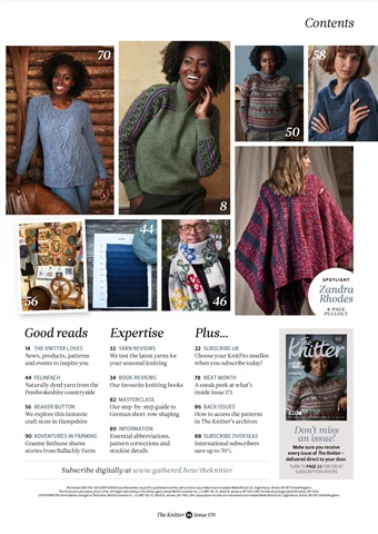 The Knitter Magazine - Issue 170 Subscriptions | Pocketmags