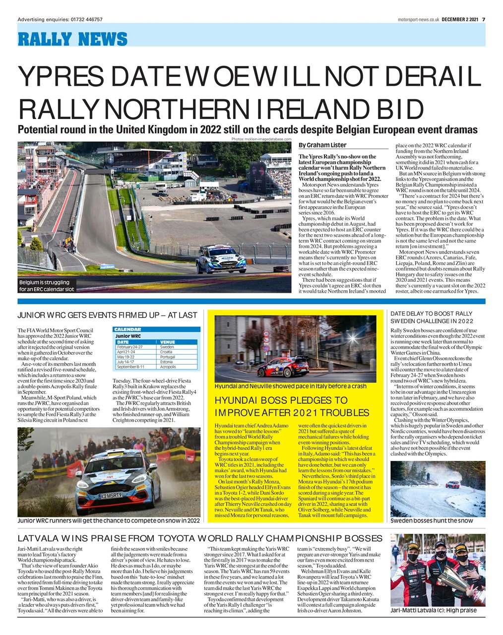 Motorsport News Magazine 02Dec21 Subscriptions Pocketmags