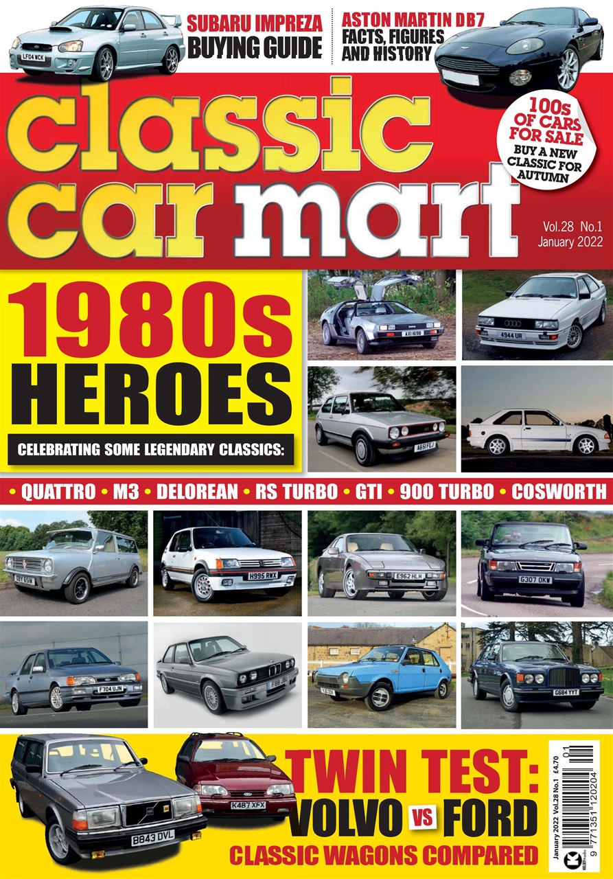 Classic Car Mart Magazine Jan22 Back Issue