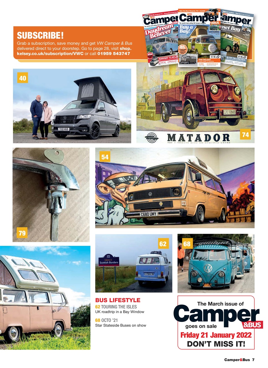 VW Camper Magazine Feb22 Back Issue