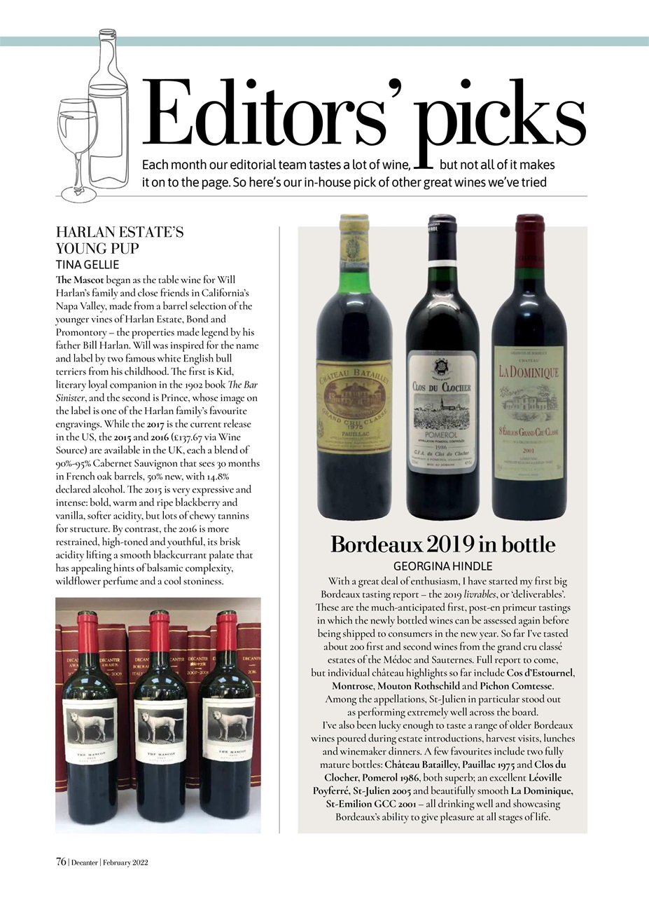 Decanter Magazine February 2022 Back Issue