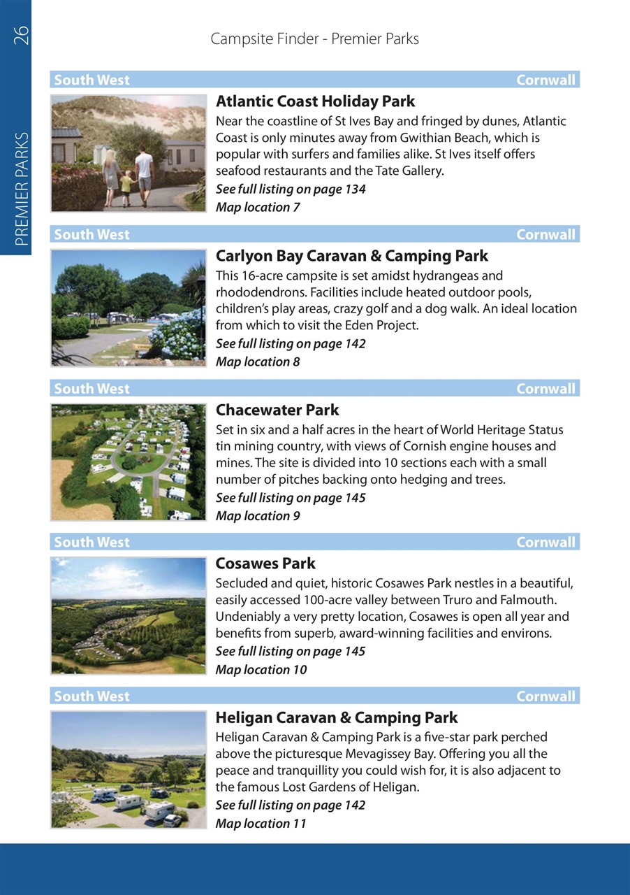 Campsite Finder Magazine Campsite Finder 2022 Back Issue