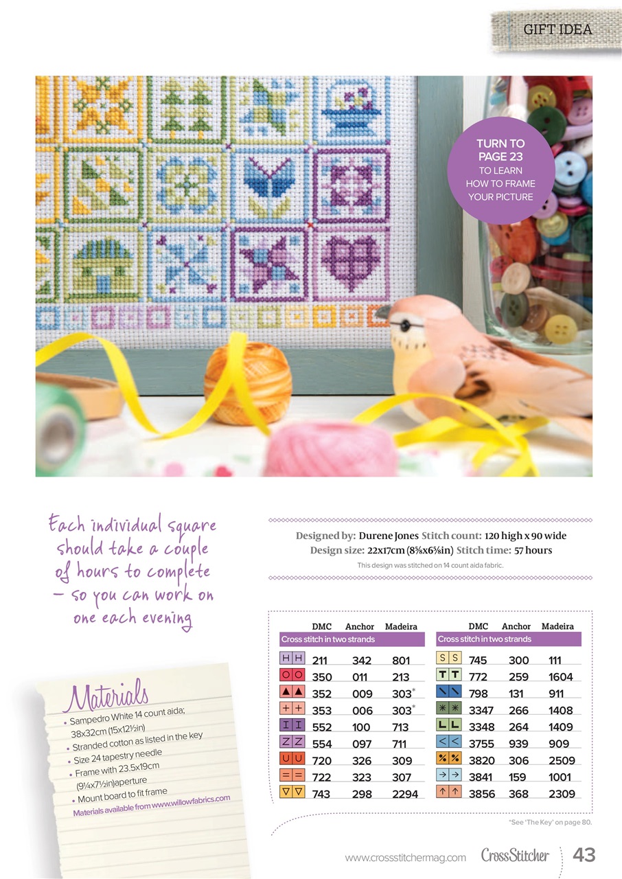 CrossStitcher Magazine - February 2022 Back Issue