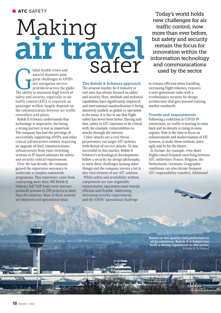 Air Traffic Management Magazine - Issue 4 2021 Back Issue