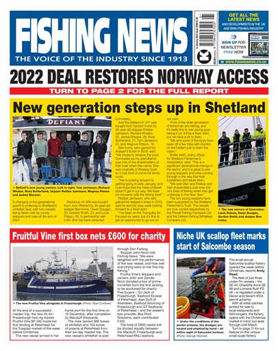 Fishing News Magazine - 6th January 2022 Back Issue