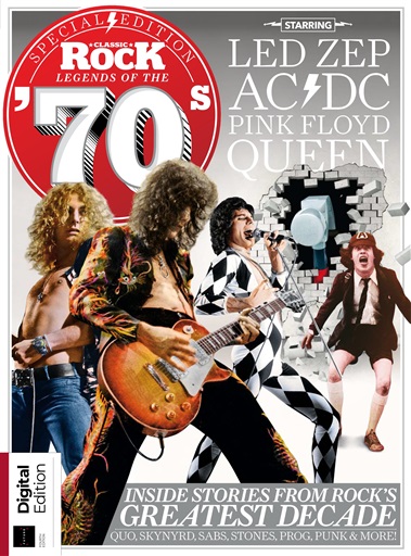 Music Magazine Classic Rock Special: Legends of the 70s Fourth Edition Back