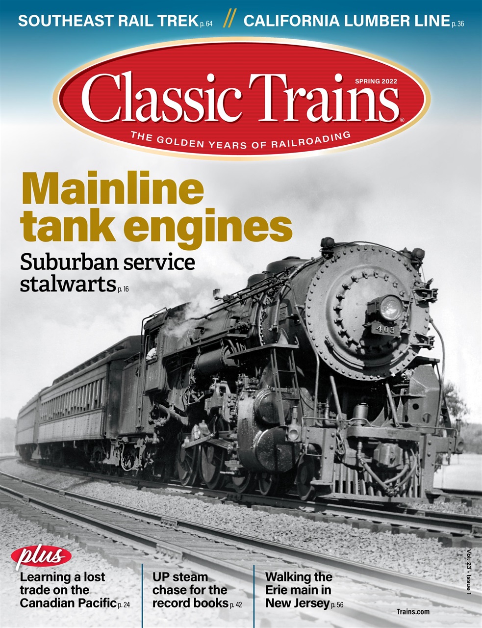 Classic Trains Magazine - Mar 2022 Back Issue