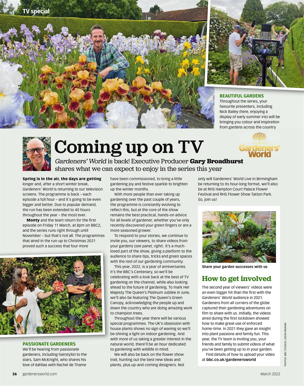 BBC Gardeners World Magazine March Subscriptions Pocketmags