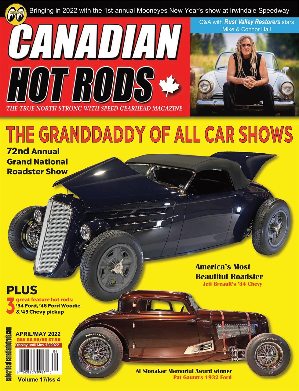 Canadian Hot Rods Magazine - APRIL/MAY 2022 Back Issue