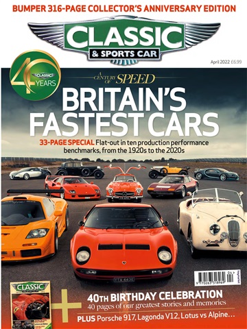 Classic & Sports Car Magazine - Apr-22 Subscriptions | Pocketmags