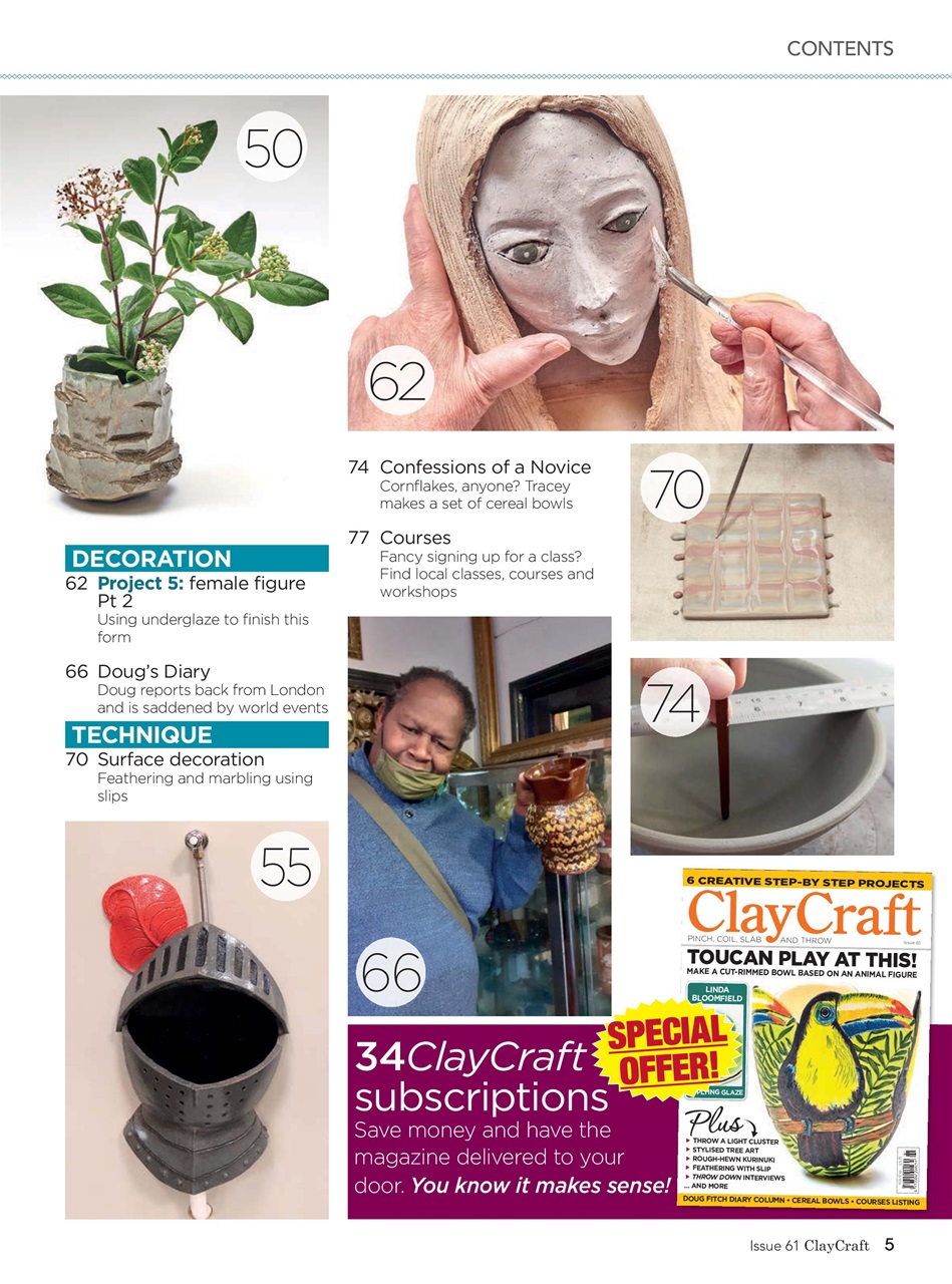 ClayCraft Magazine Issue 61 Back Issue