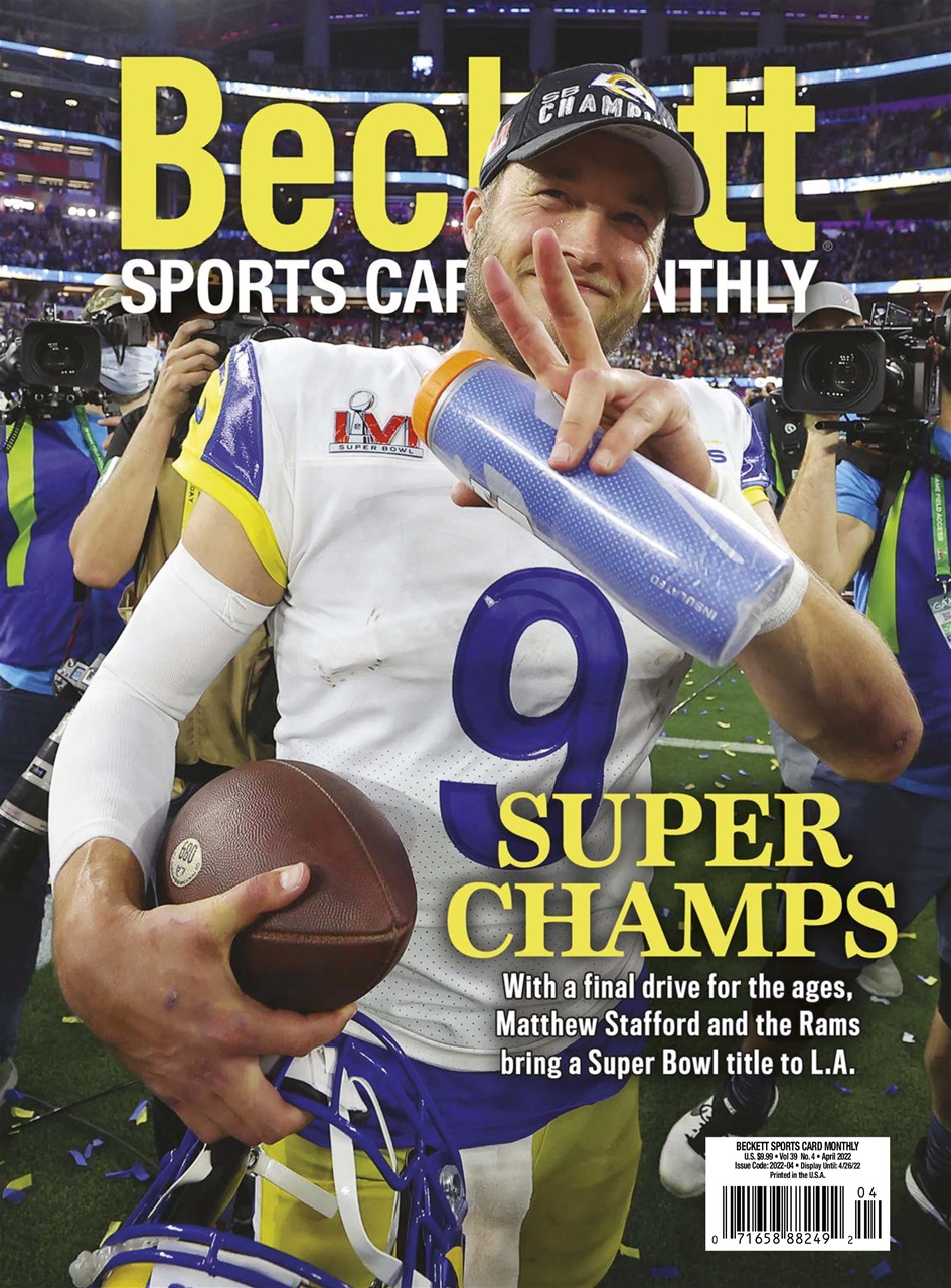 Sports Card Monthly Magazine April 2022 Subscriptions Pocketmags