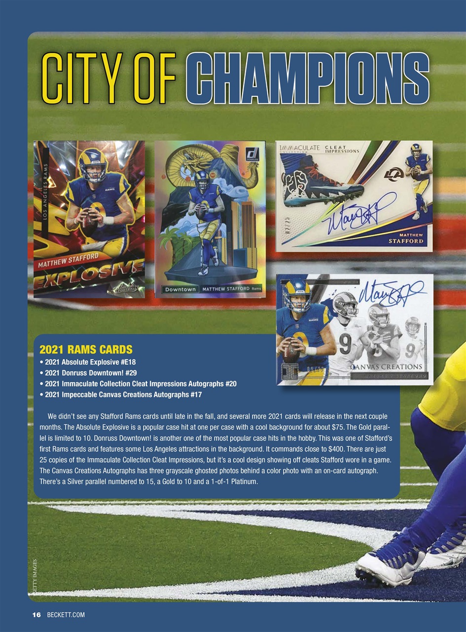 Sports Card Monthly Magazine April 2022 Subscriptions Pocketmags