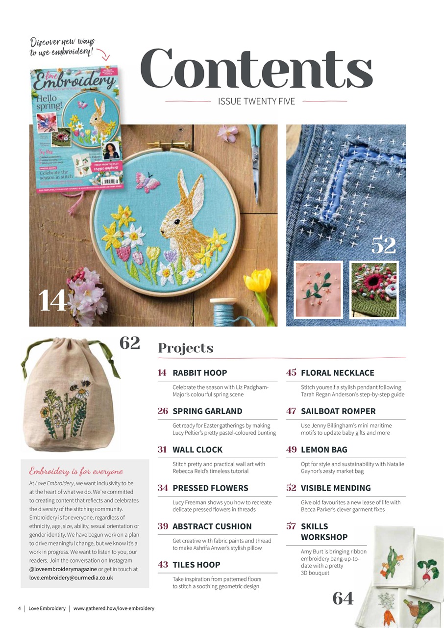 Love Embroidery Magazine Issue 25 Subscriptions Pocketmags