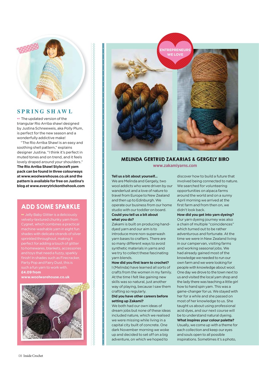 Inside Crochet Magazine - Issue 146 Subscriptions | Pocketmags