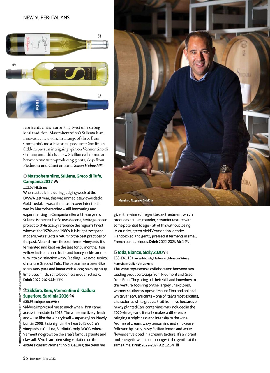 Decanter Magazine May 2022 Back Issue