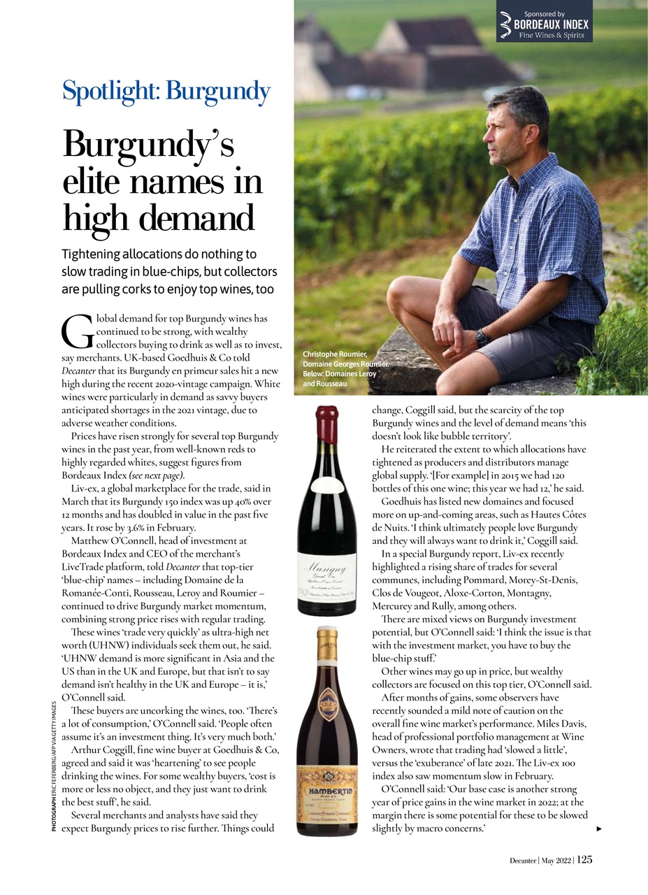 Decanter Magazine May 2022 Back Issue