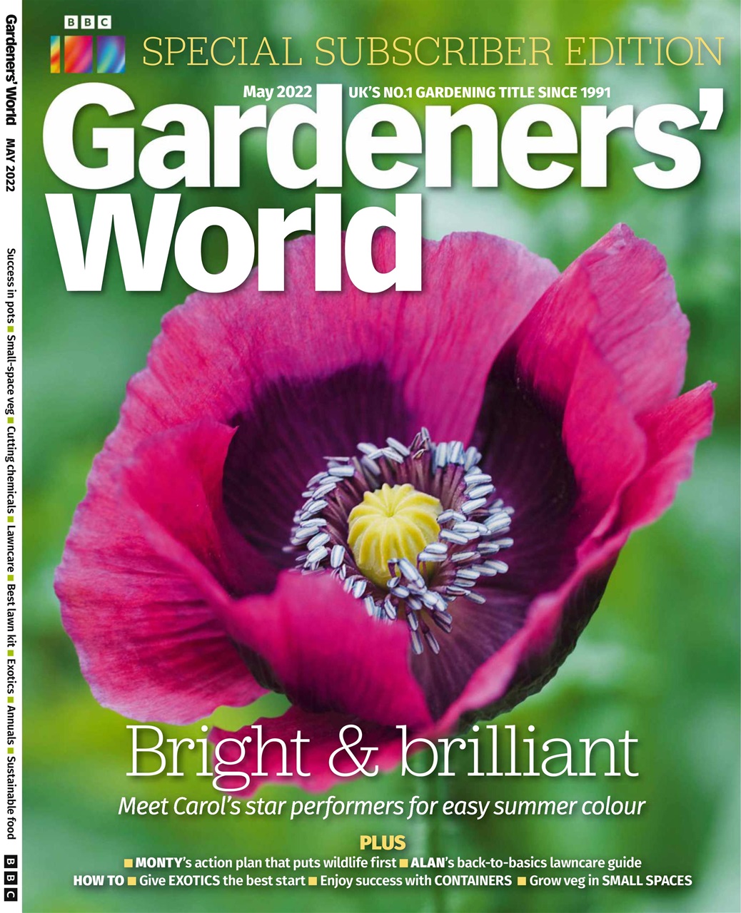 BBC Gardeners’ World Magazine May 2022 Back Issue