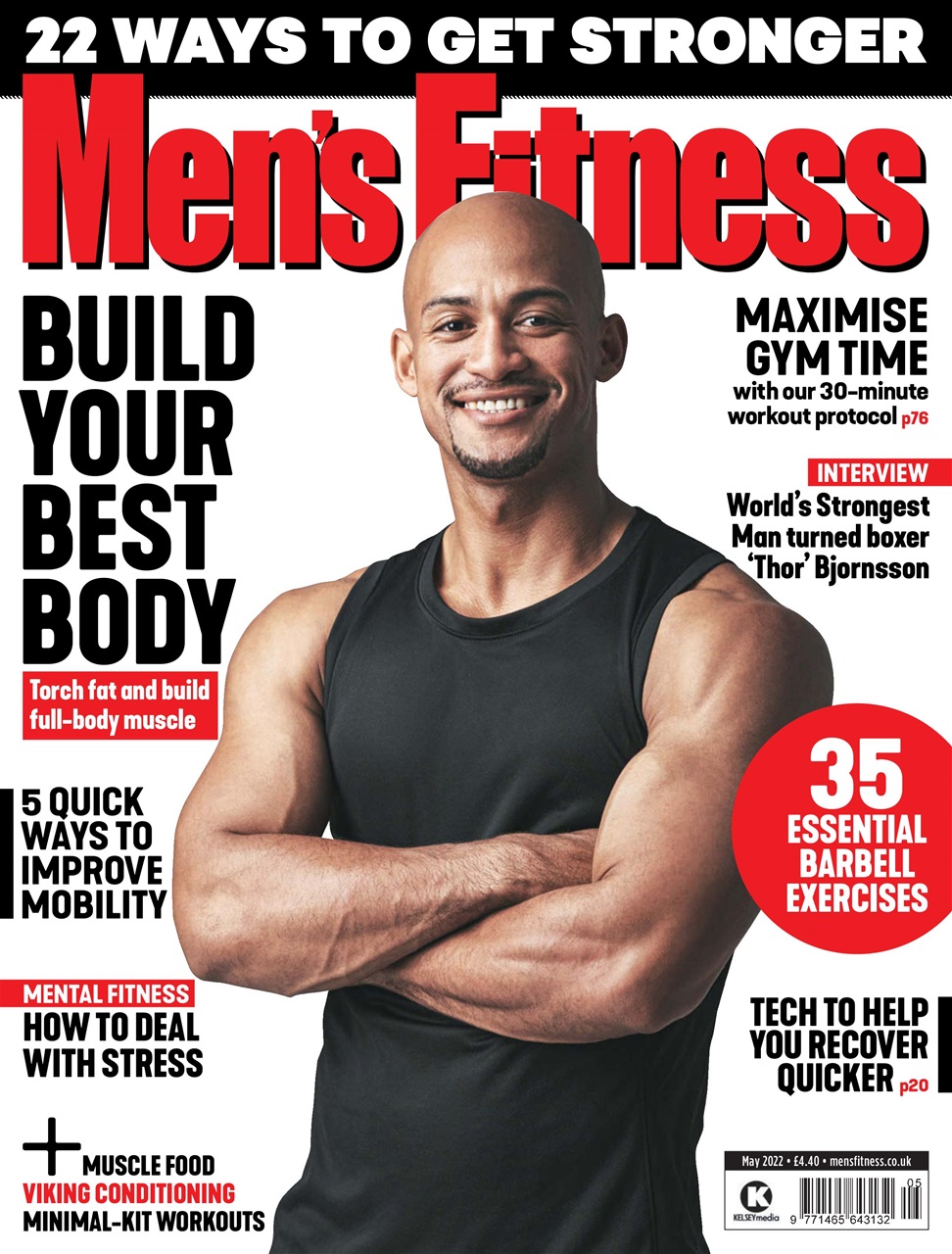 Men's Fitness Magazine May22 Back Issue
