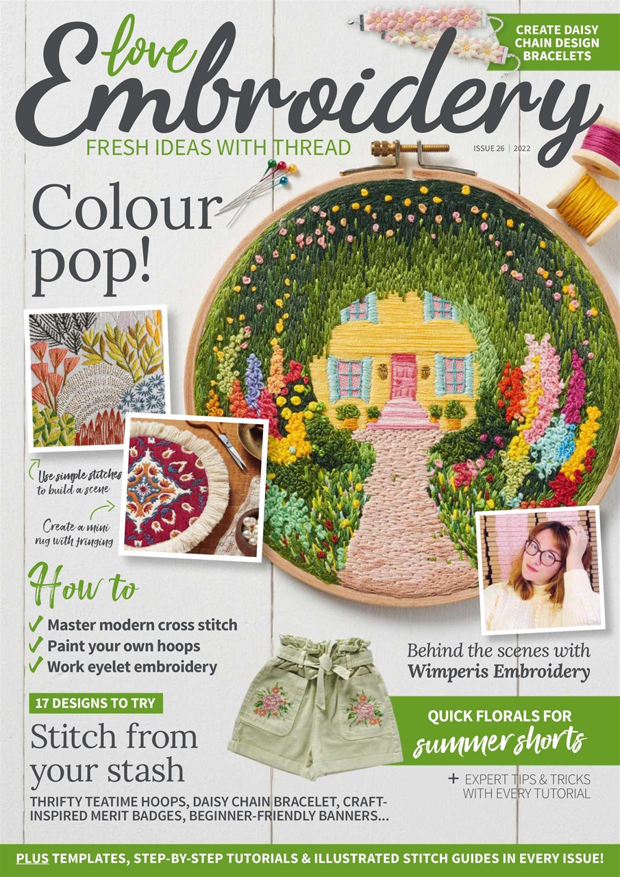 Love Embroidery Magazine Issue 26 Back Issue