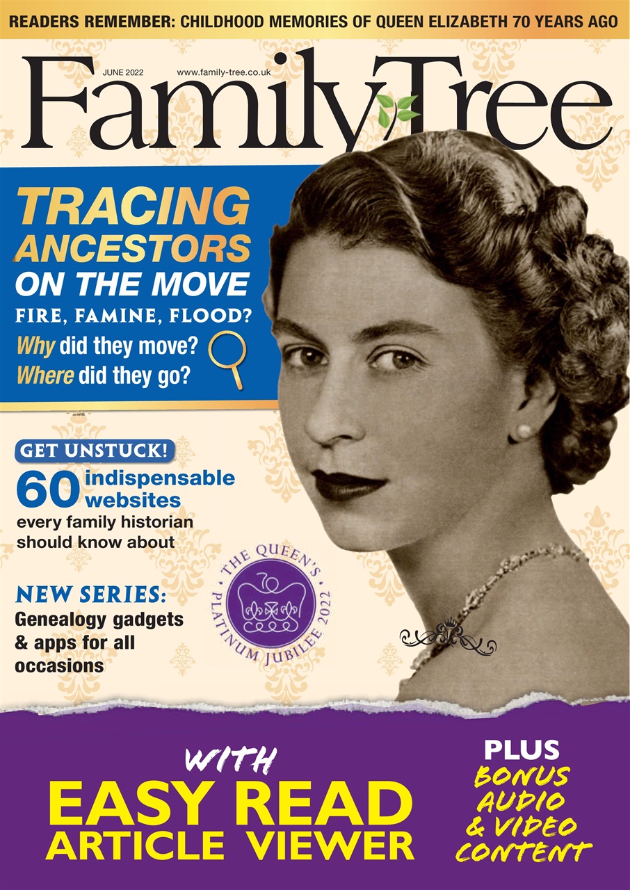 Family Tree Magazine - Family Tree June 2022 Back Issue