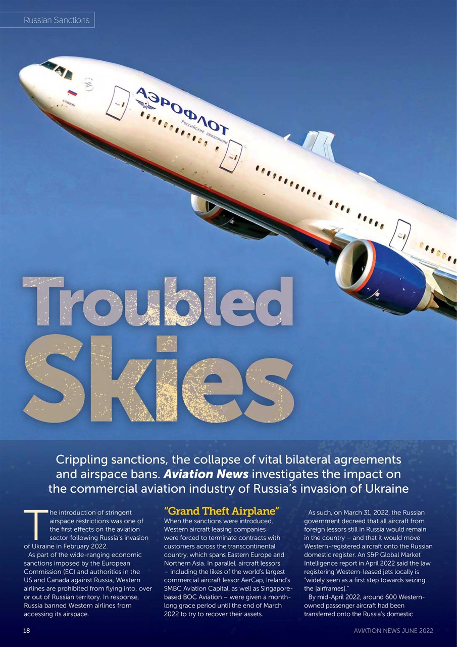 Aviation News Magazine June 2022 Back Issue