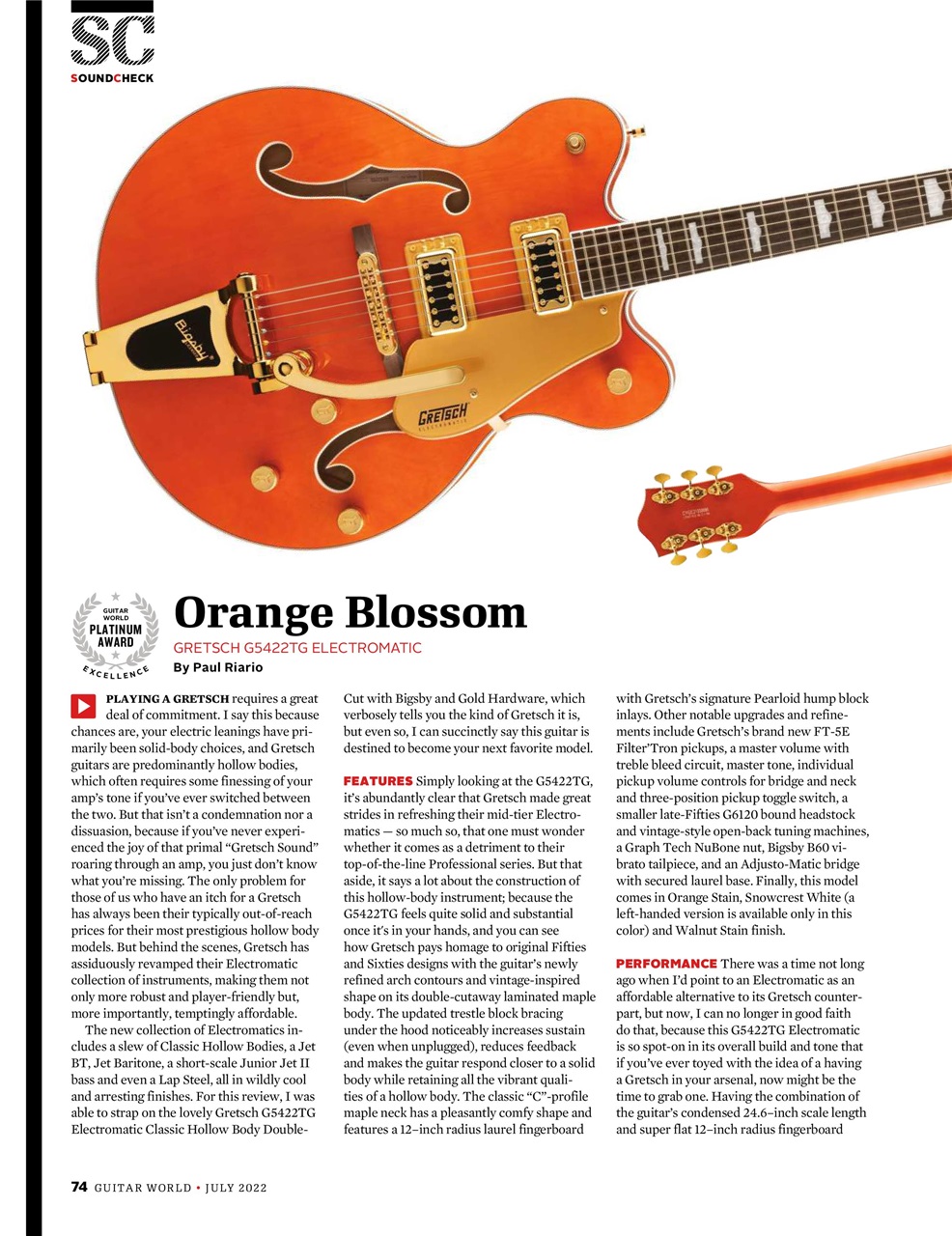 Guitar World Magazine July 2022 Back Issue