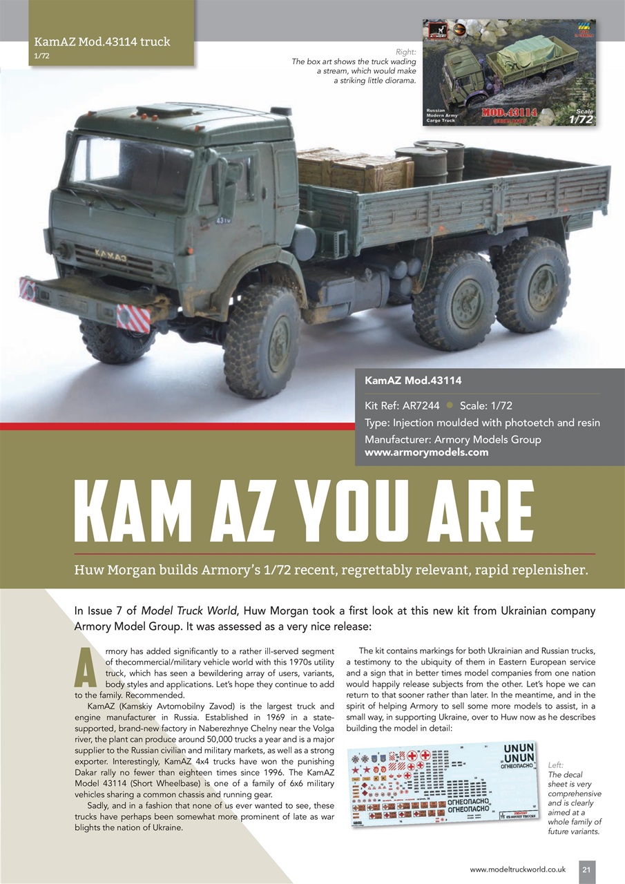 Model Car Truck Motorcycles World Magazine May/ Jun 2022 Back Issue