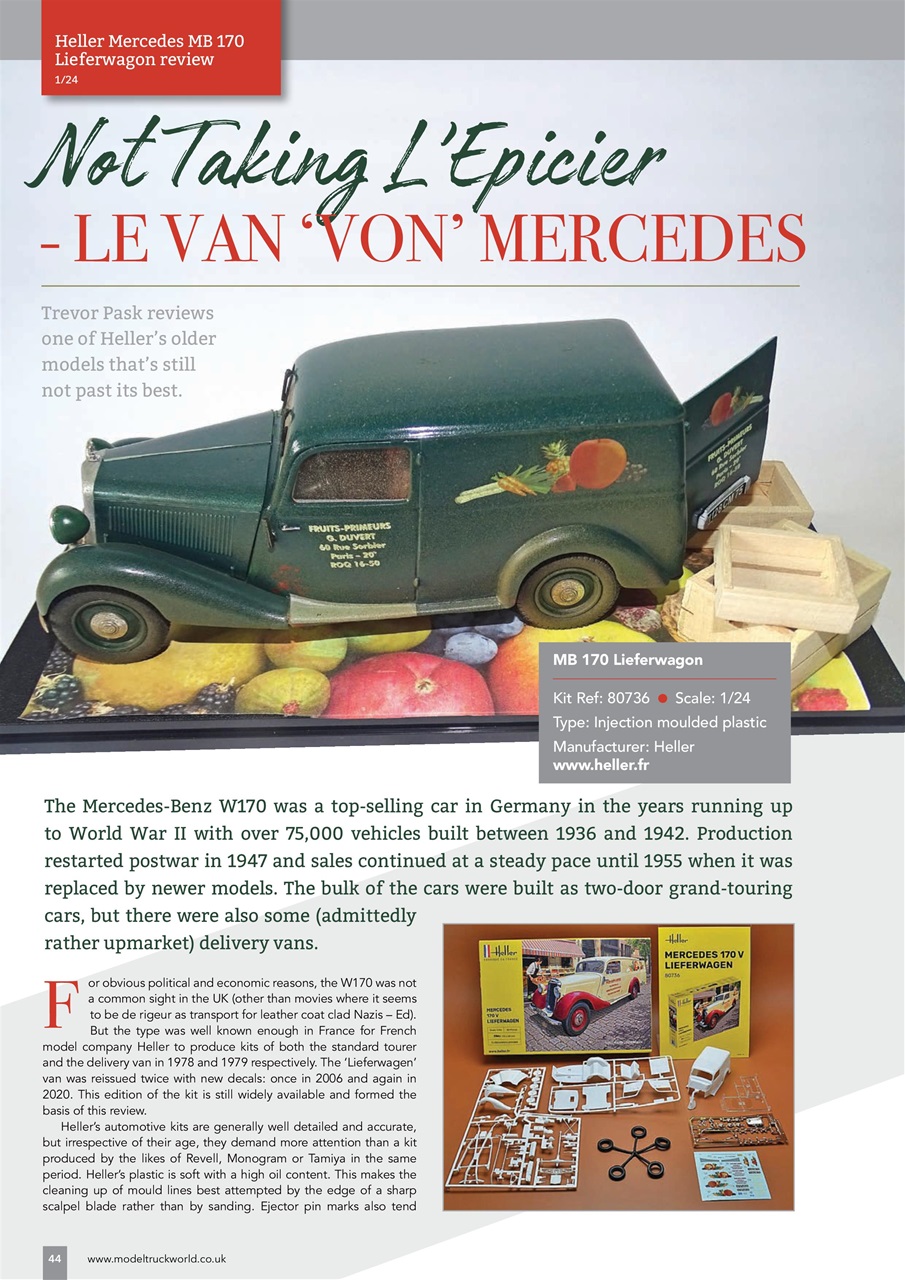 Model Car Truck Motorcycles World Magazine May/ Jun 2022 Back Issue