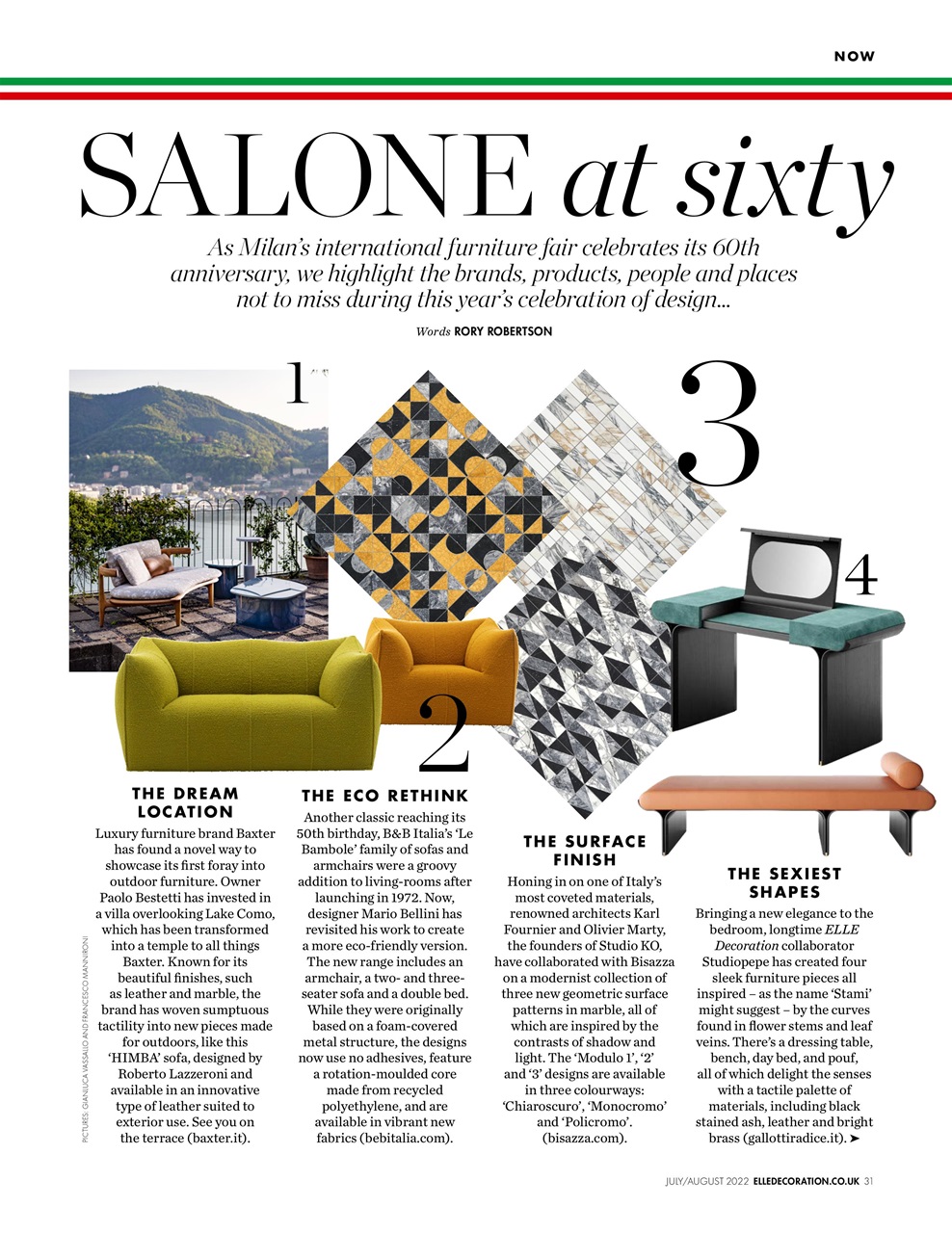 Elle Decoration Magazine - Jul/Aug-22 Subscriptions | Pocketmags