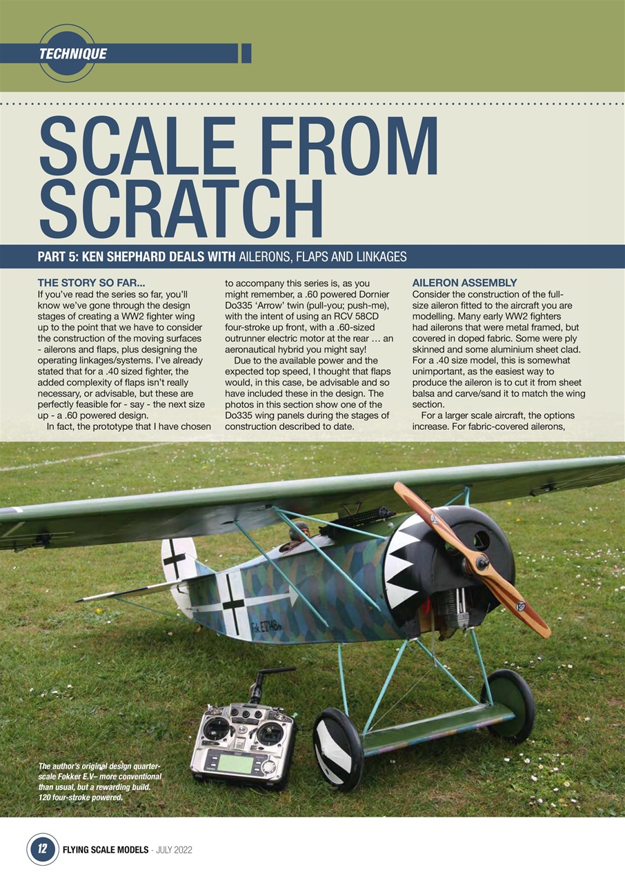 Flying Scale Models Magazine - July 22 Back Issue