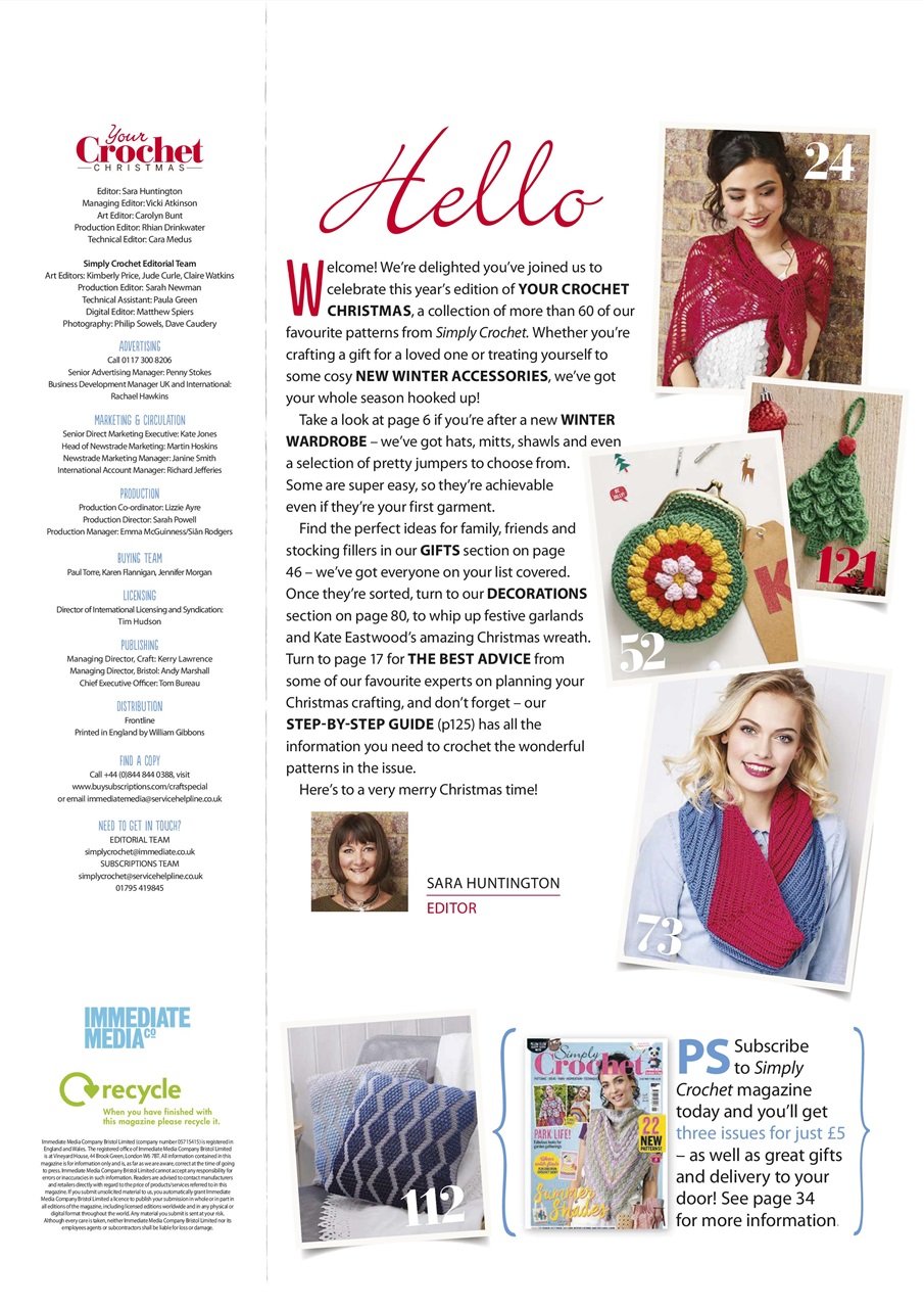 Simply Crochet Magazine Your Crochet Christmas 2020 Special Issue