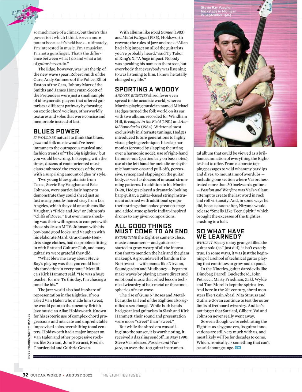 Guitar World Magazine August 2022 Back Issue