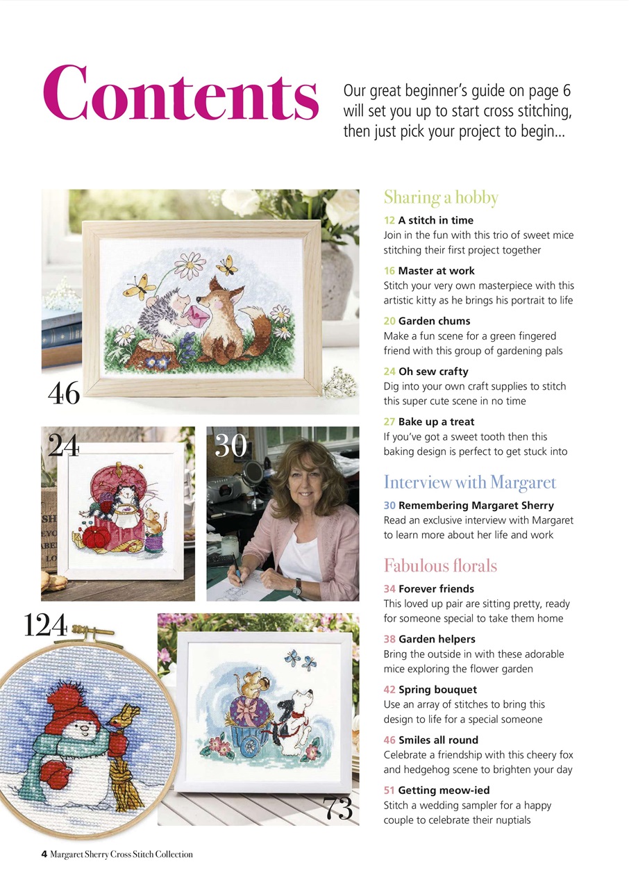 The World of Cross Stitching Magazine Margaret Sherry Cross Stitch