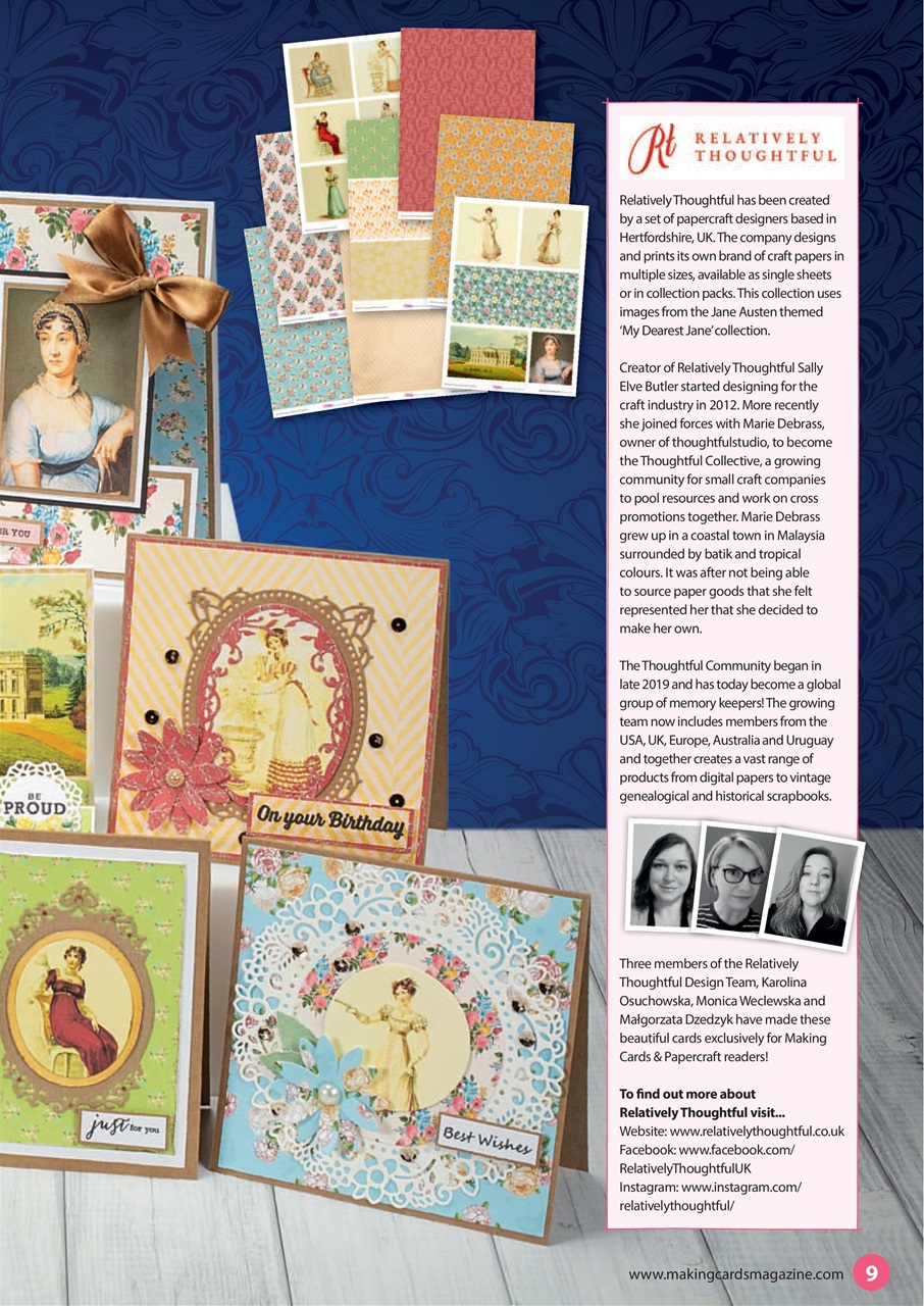 Making Cards & Papercraft Magazine JulyAugust 2022 Subscriptions