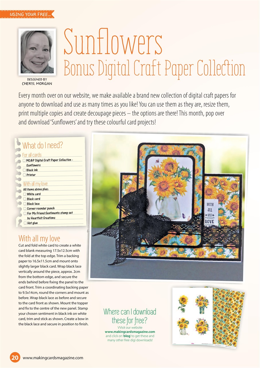 Making Cards & Papercraft Magazine JulyAugust 2022 Subscriptions