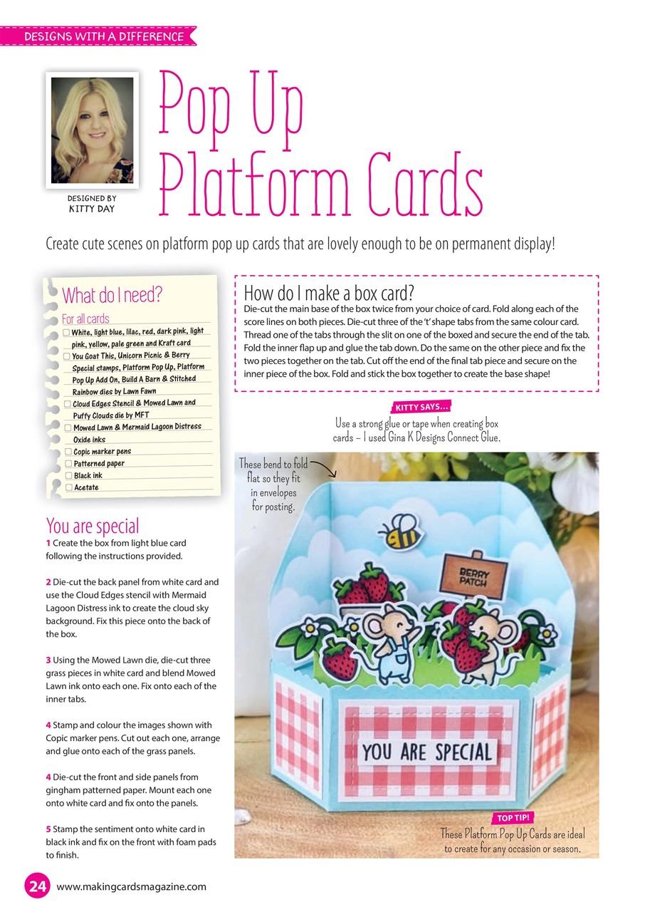 Making Cards & Papercraft Magazine JulyAugust 2022 Subscriptions