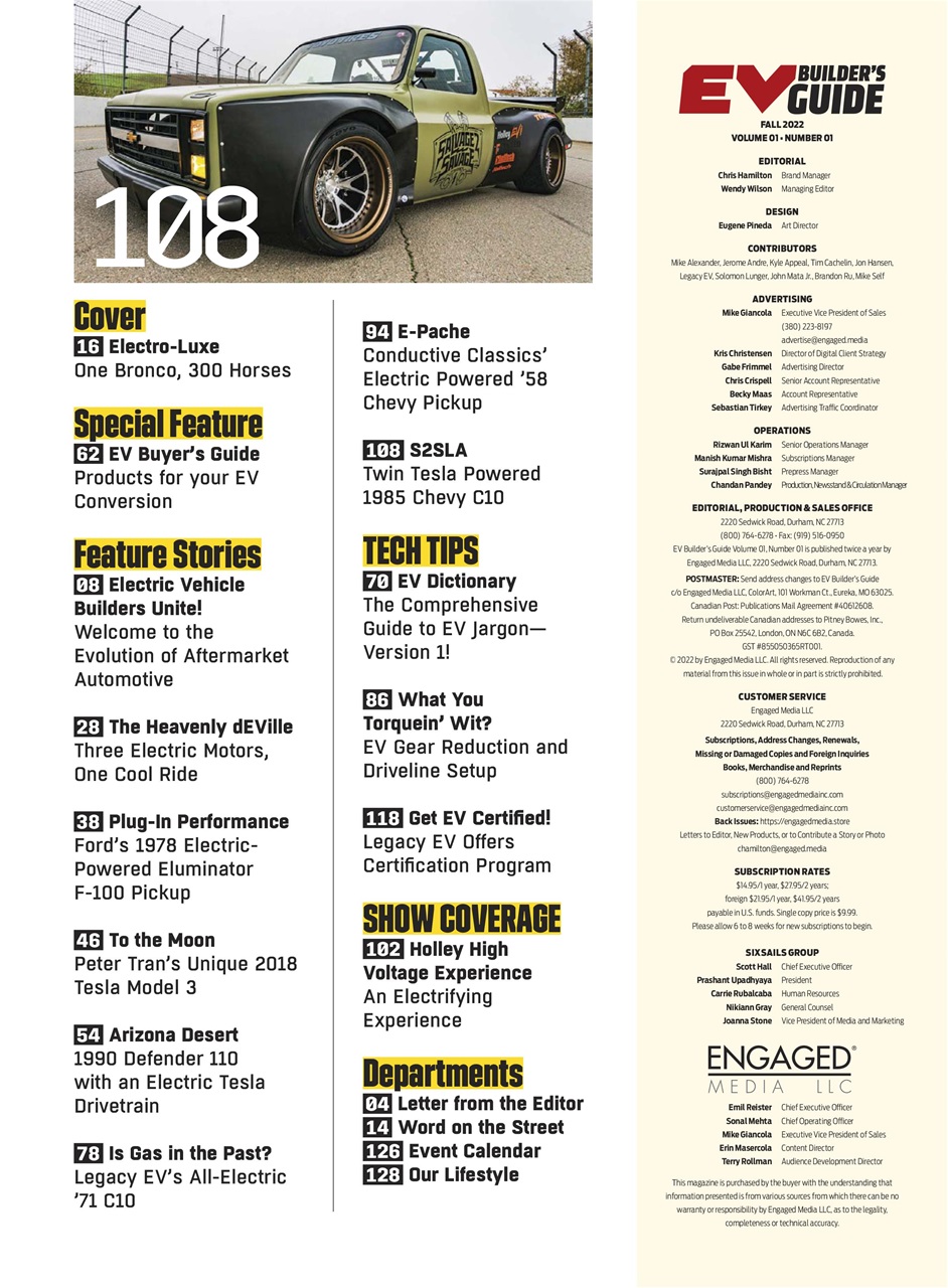 EV Builder s Guide Magazine Fall 2022 Subscriptions Pocketmags