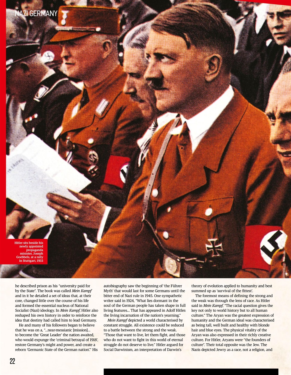 About History Bookazine - History of Nazi Germany 3rd Edition Back Issue