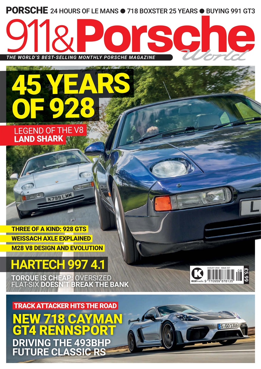 911 & Porsche World Magazine - Issue 337 - August 2022 Back Issue