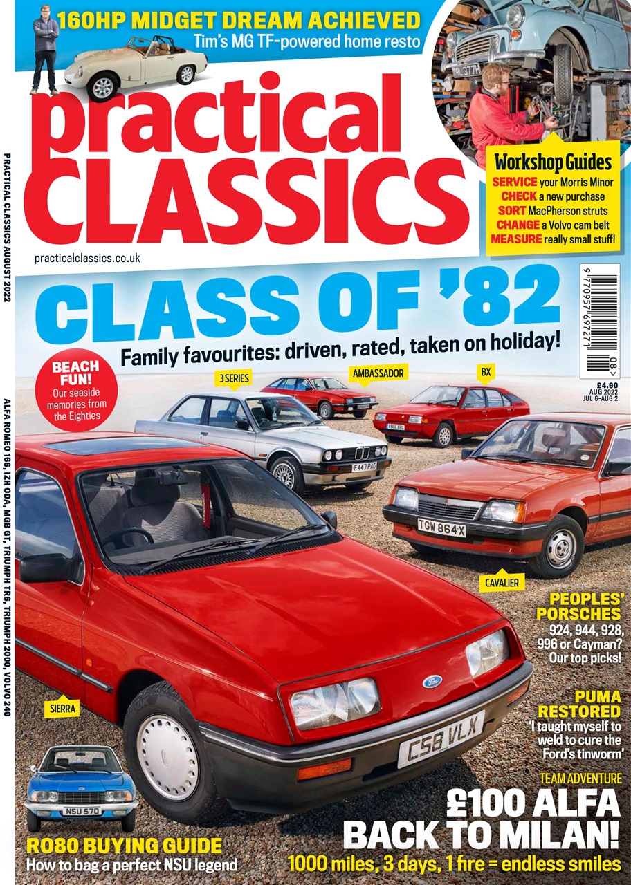 Practical Classics Magazine Aug 22 Subscriptions Pocketmags