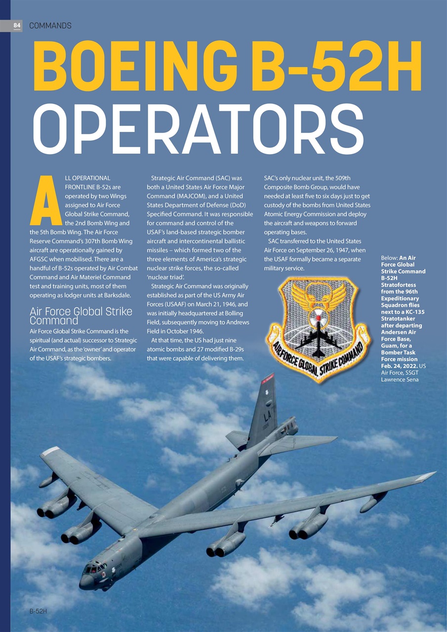 Aviation News Magazine - B-52H Stratofortress Special Issue