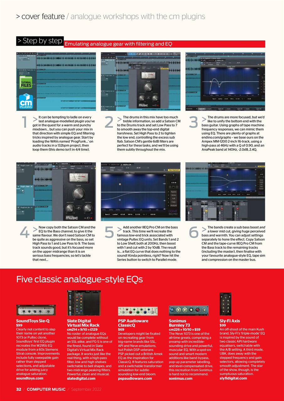 Computer Music Magazine September 2022 Subscriptions Pocketmags