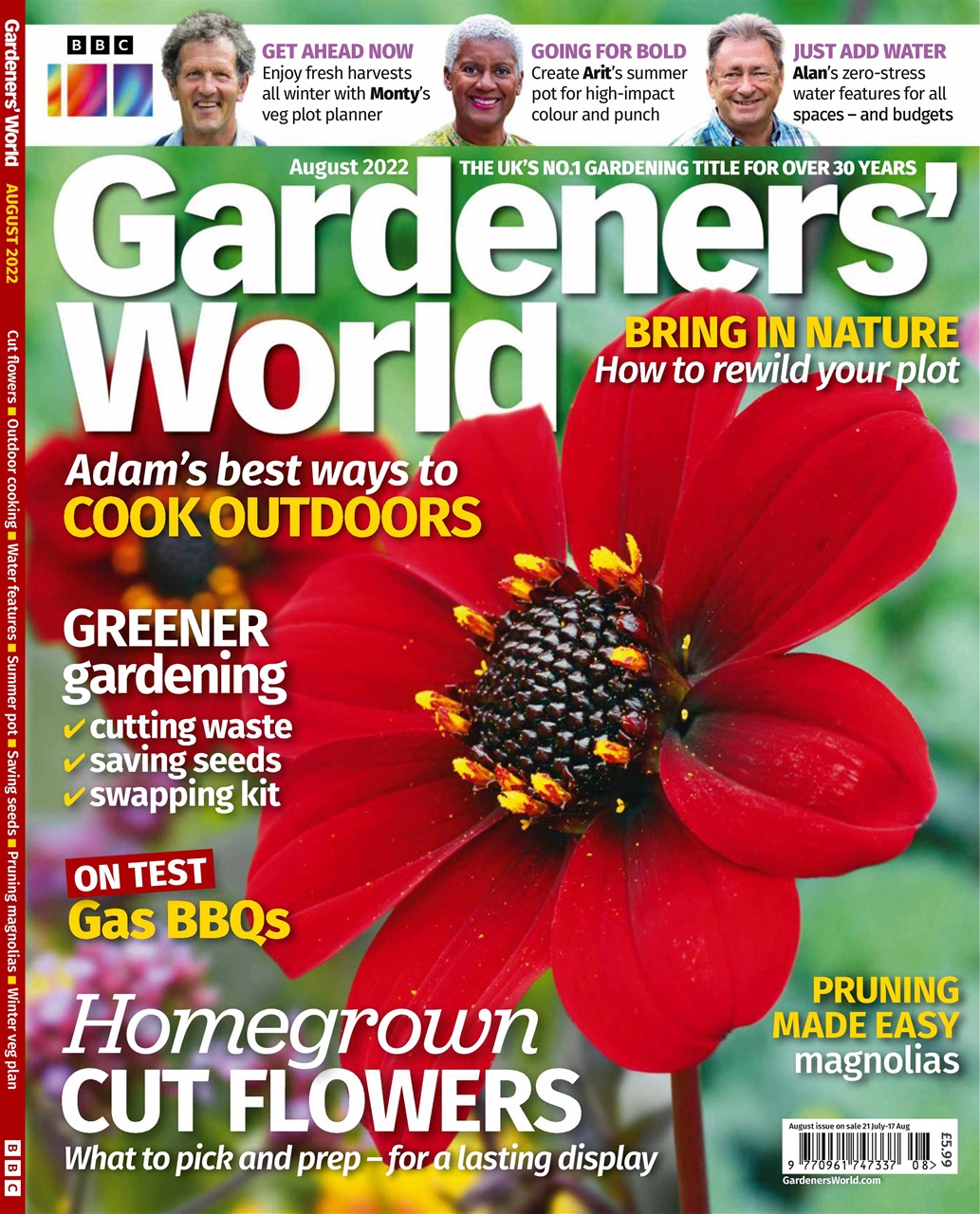 Bbc Gardeners World Magazine August Subscriptions Pocketmags