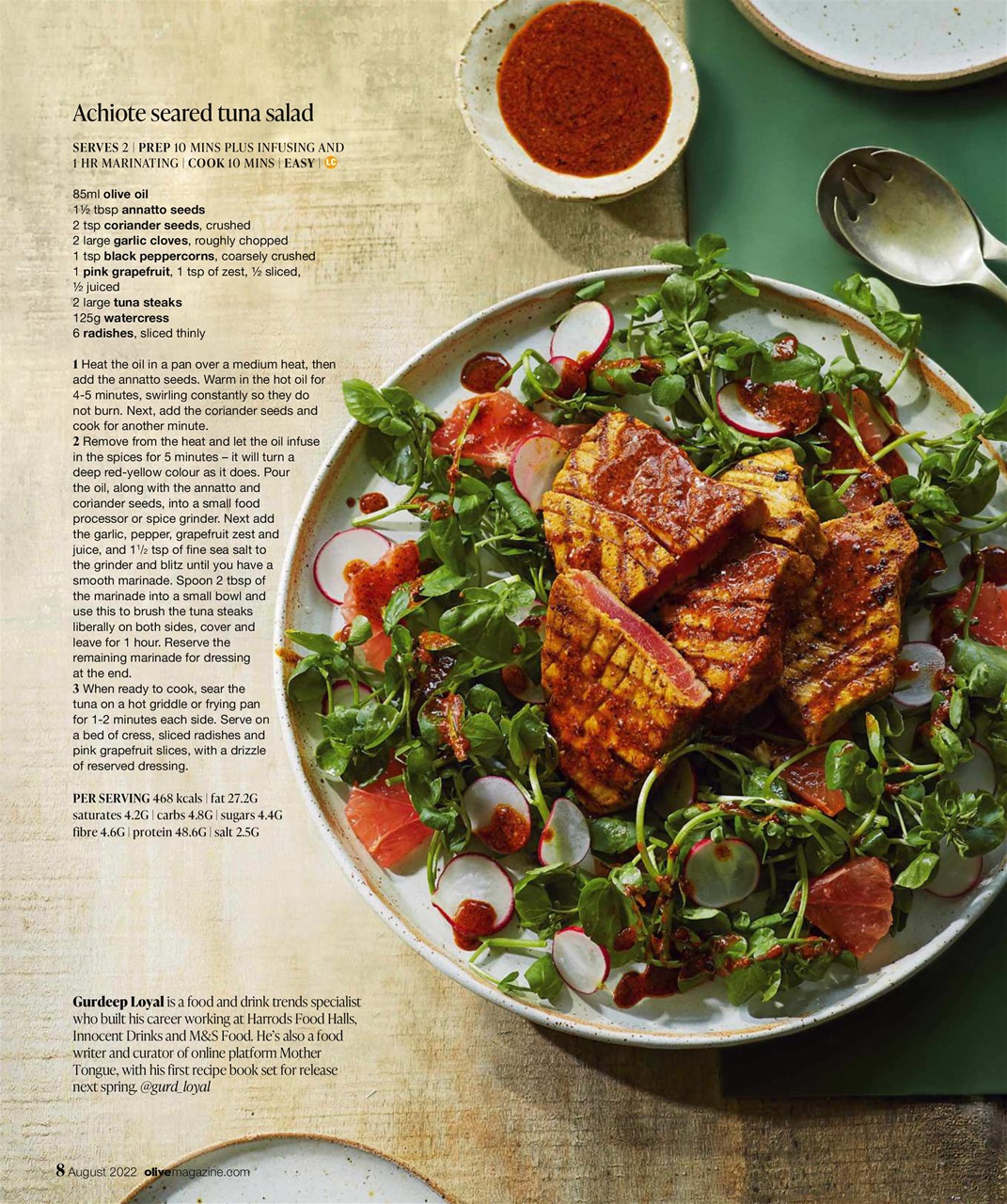 Olive Magazine August 2022 Subscriptions Pocketmags