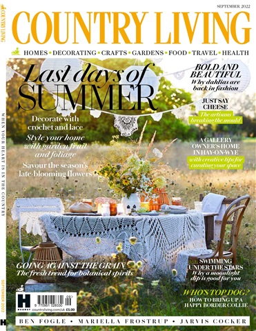 Country Living Magazine - Sep-22 Subscriptions | Pocketmags