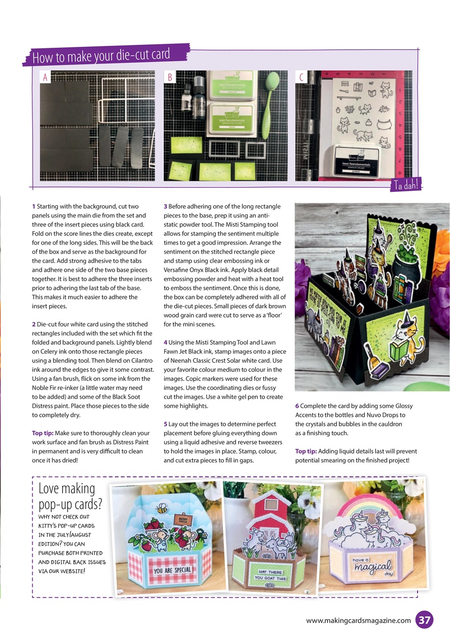 Making Cards & Papercraft Magazine Subscriptions and Sept/Oct 2022 Issue